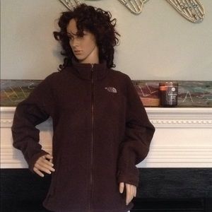 Nice brown North Face zip up jacket.